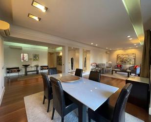 Dining room of Flat to rent in  Madrid Capital  with Air Conditioner, Heating and Parquet flooring