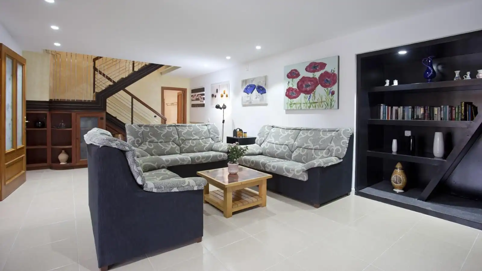 Living room of Country homes for sale in Pollença  with Air Conditioner, Heating and Private garden