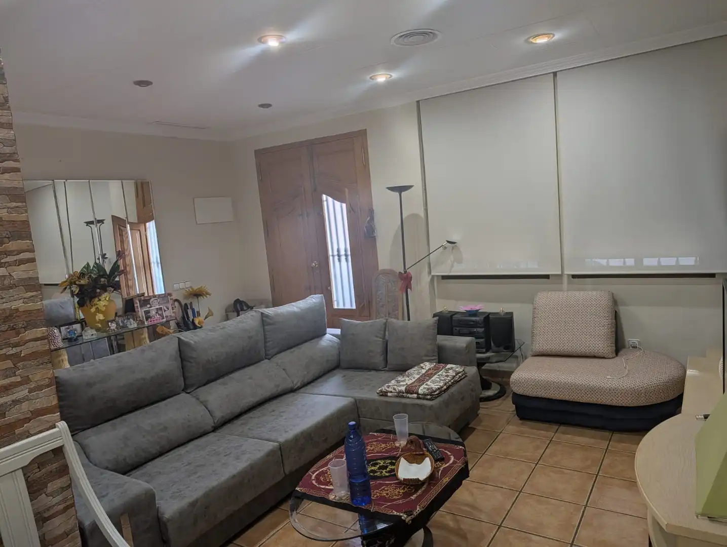Sala d'estar de Casa o xalet en venda en Albal amb Terrassa, Moblat i Balcó