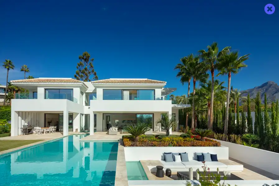 Exterior view of Houses for rent in Marbella  with Air Conditioner, Private garden and Terrace