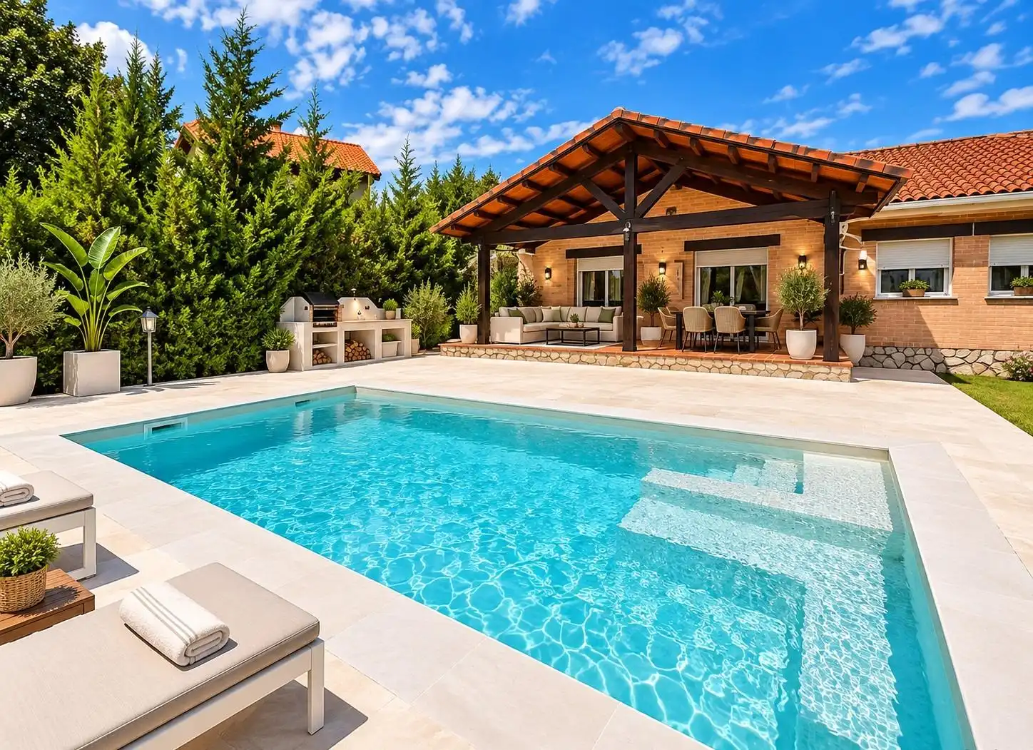 Villa avec piscine à vendre à Navalafuente