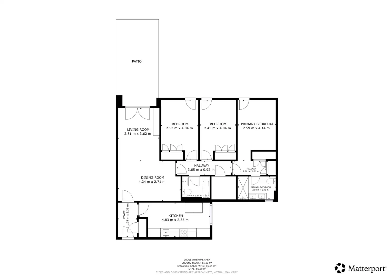 Flat for sale in Las Rozas de Madrid  with Air Conditioner, Heating and Private garden