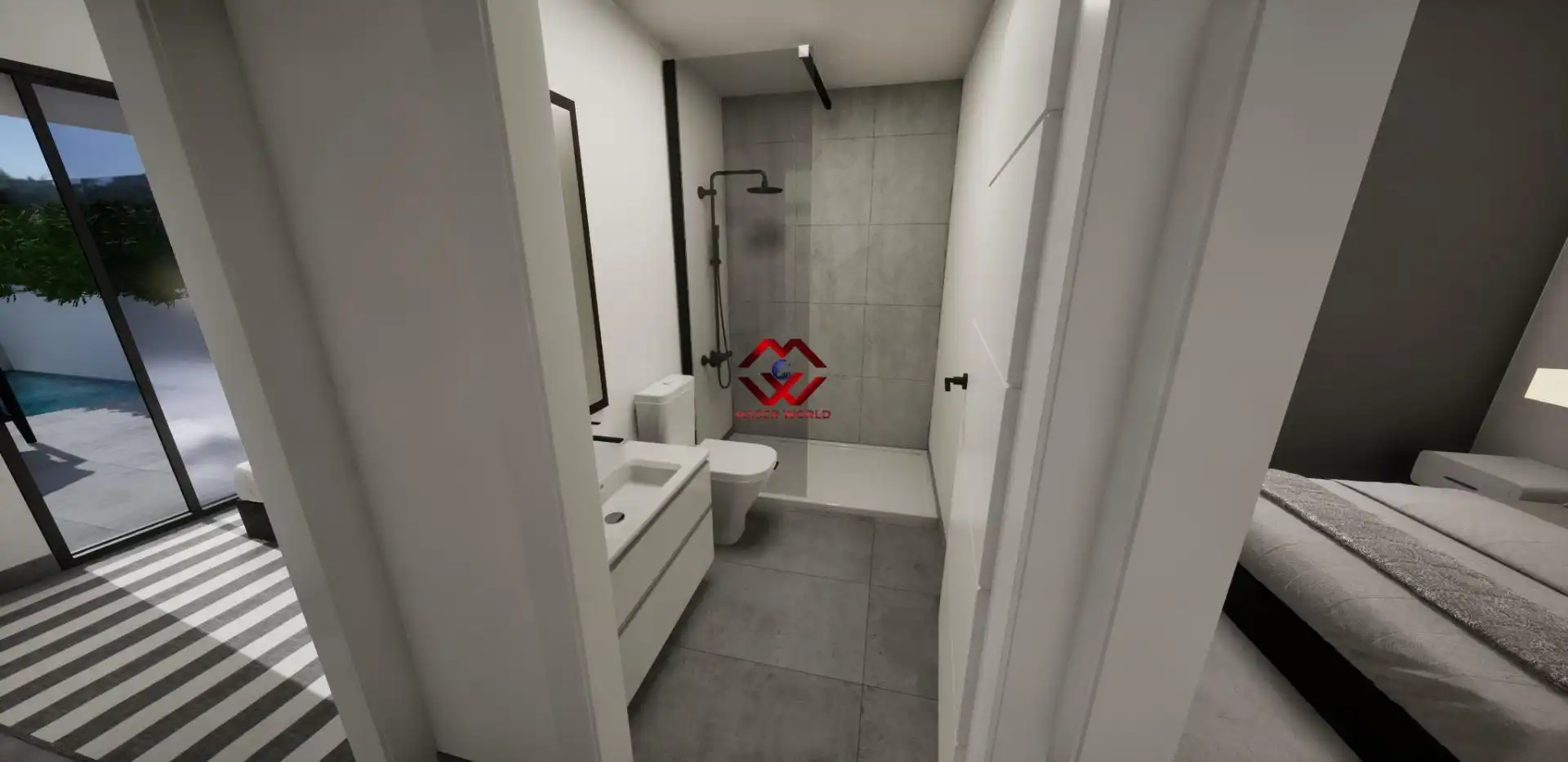 Bathroom of Duplexes for sale in Torre-Pacheco  with Private garden, Terrace and Swimming Pool