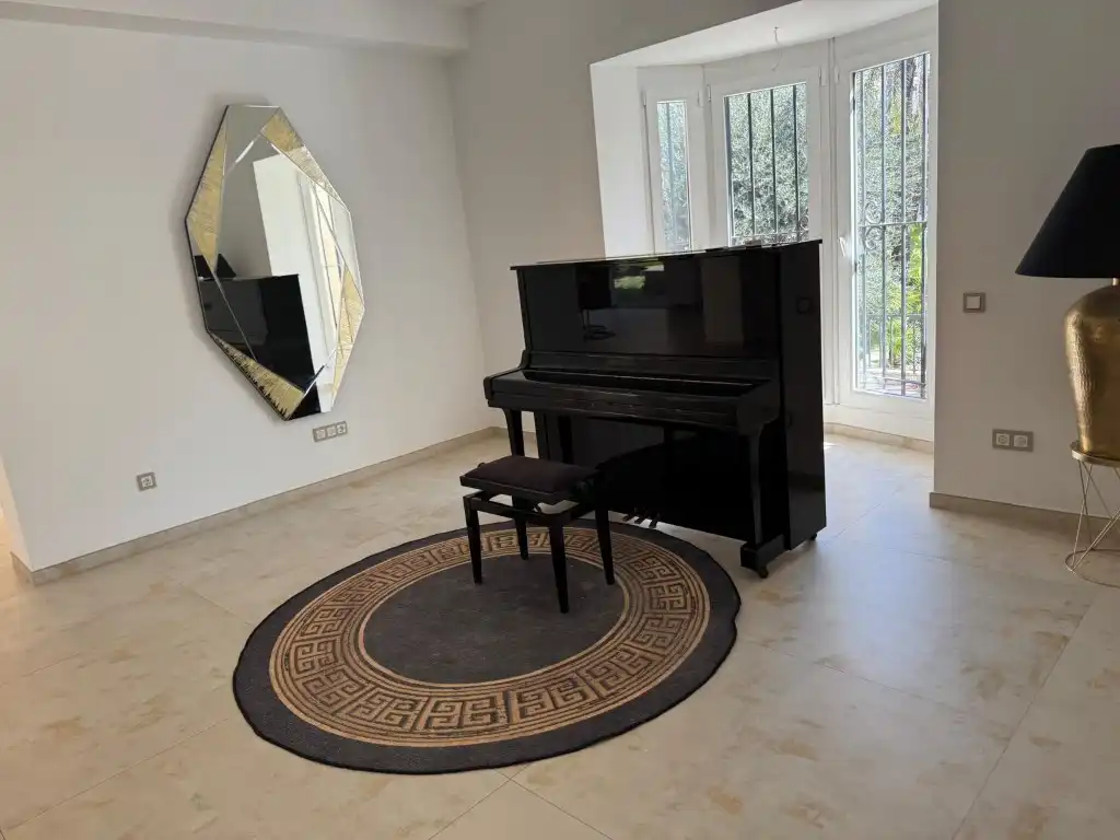 Living room of Houses for rent in Torremolinos  with Air Conditioner, Private garden and Terrace