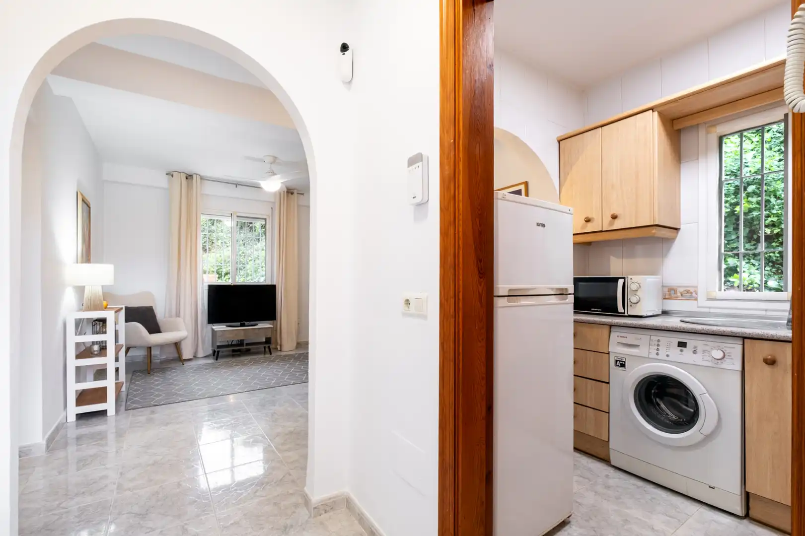 Cocina de Apartamento en venta en Nerja con Aire acondicionado, Calefacción y Terraza
