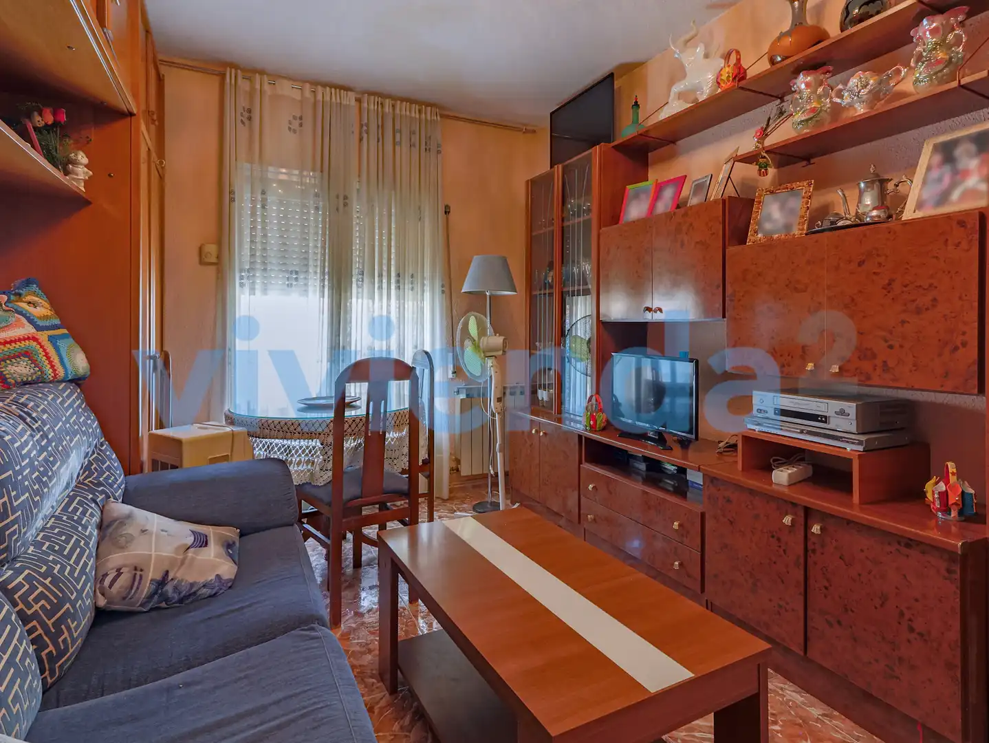 Sala d'estar de Pis en venda en Madrid amb Calefacció, Terrassa i Moblat