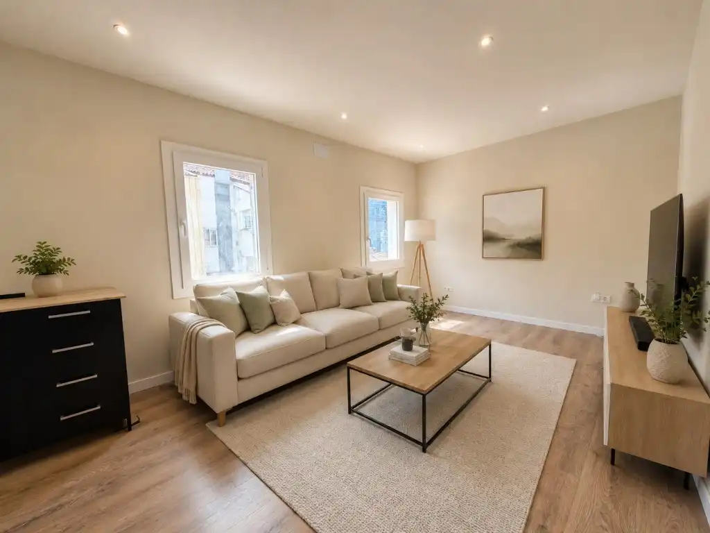 Sala de estar de Piso en venta en Girona