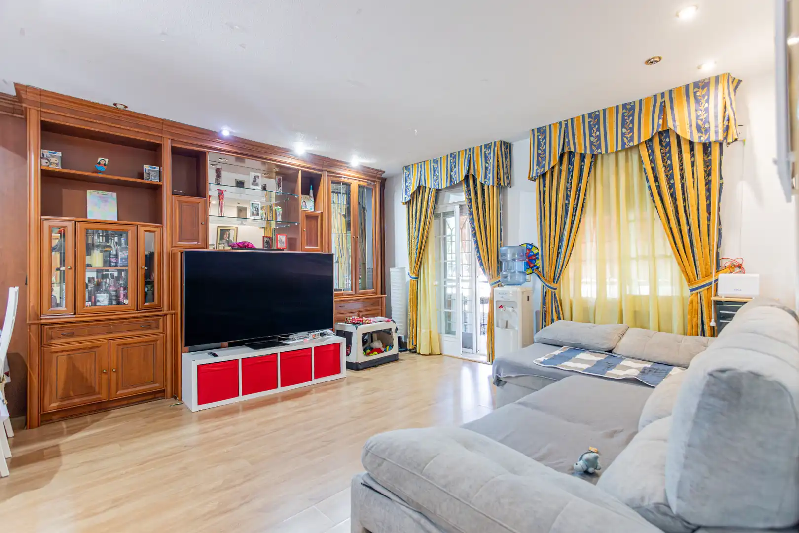 Sala d'estar de Pis en venda en Collado Villalba amb Calefacció, Parquet i Terrassa