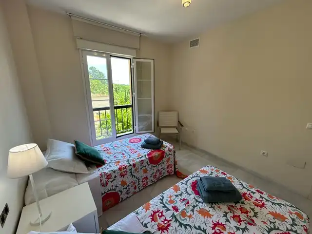 Bedroom of Flat for rent in Marbella  with Air Conditioner, Heating and Terrace