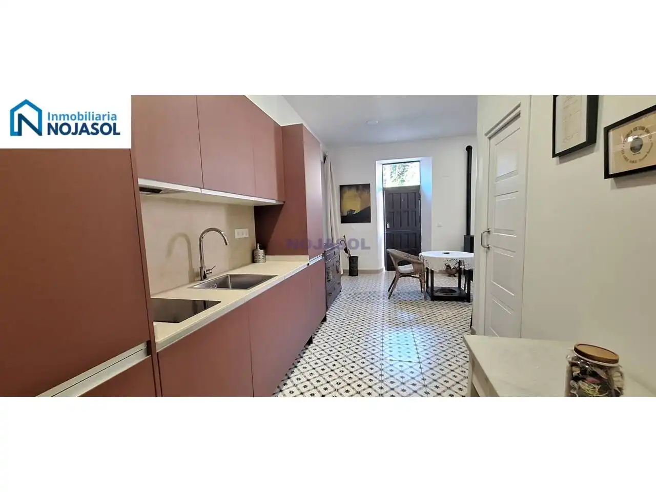 Cocina de Apartamento de alquiler en Solórzano con Calefacción y Terraza