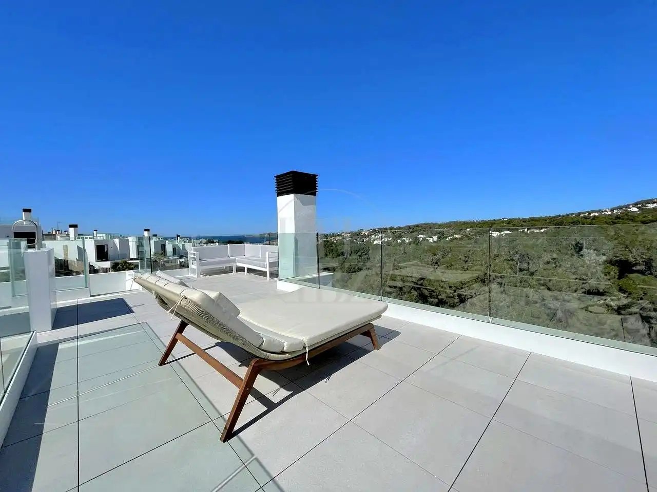 Terrasse von Haus oder Chalet zur Miete in Sant Josep de sa Talaia mit Klimaanlage, Privatgarten und Terrasse