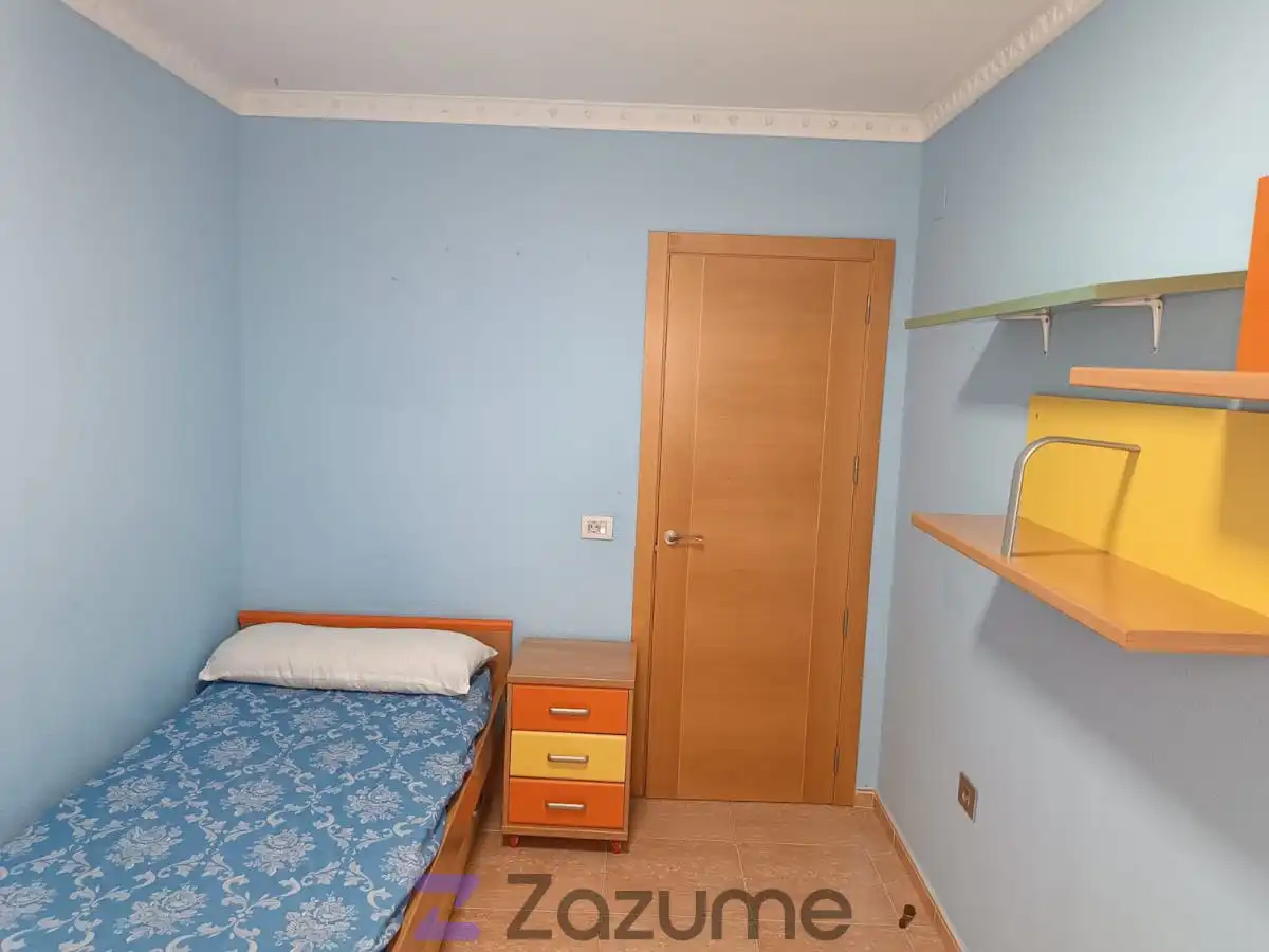 Bedroom of Flat for rent in L'Alcora  with Air Conditioner, Heating and Furnished