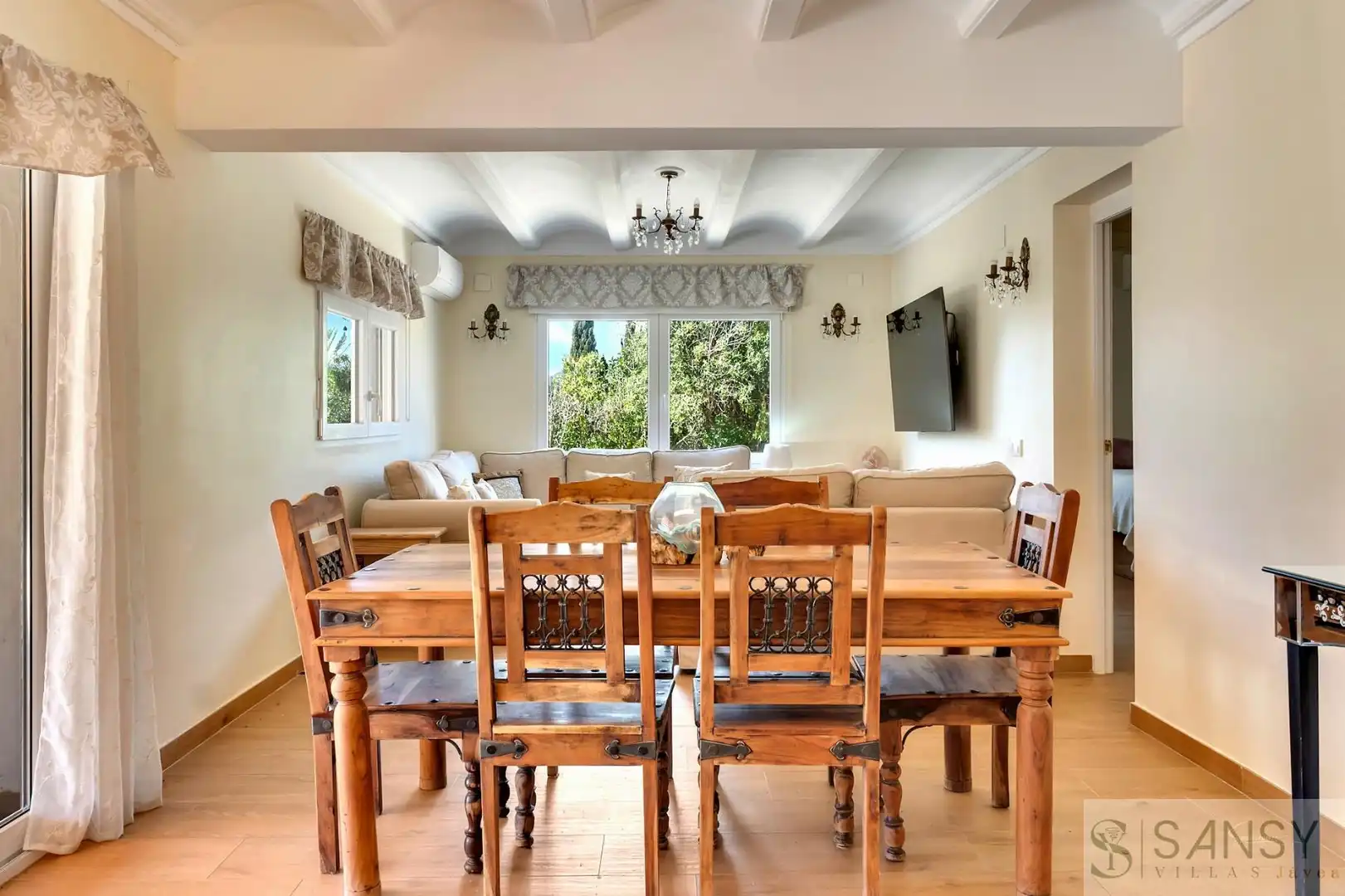 Dining room of Houses for sale in Jávea / Xàbia  with Air Conditioner, Heating and Storage room