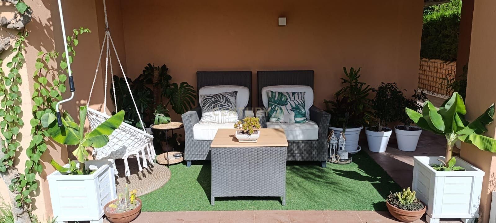 Terraza de Planta baja en venta en Mijas con Aire acondicionado, Jardín privado y Horno