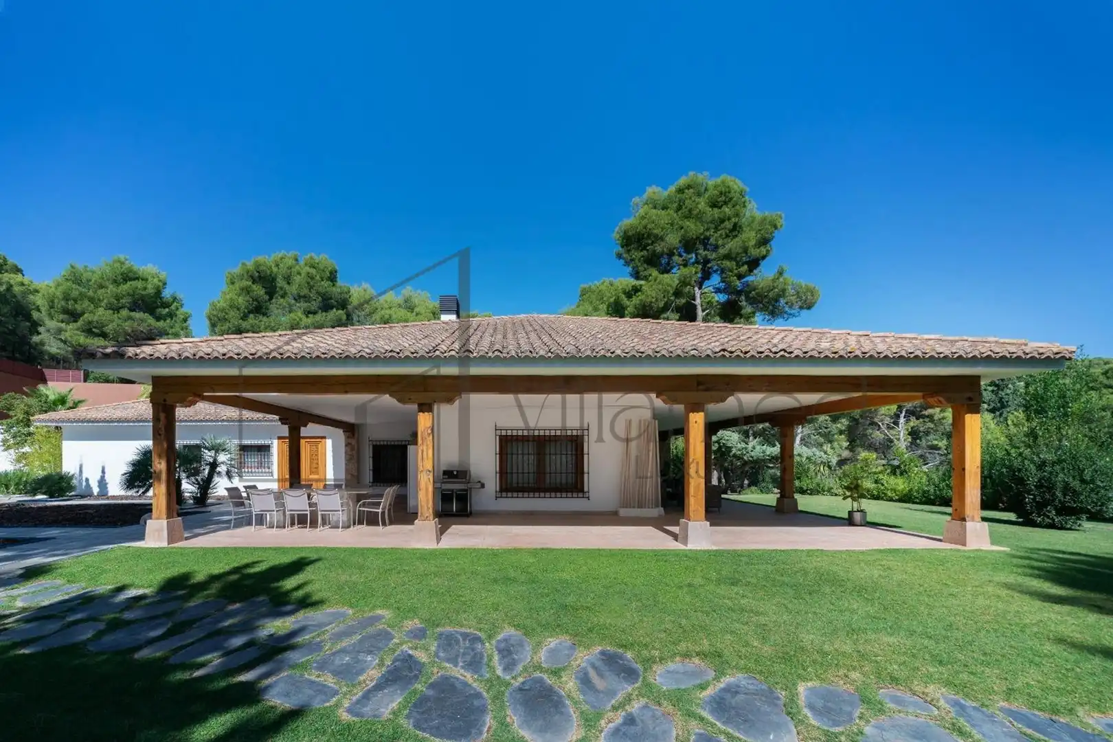 Jardí de Casa o xalet en venda en Náquera amb Calefacció, Jardí privat i Terrassa