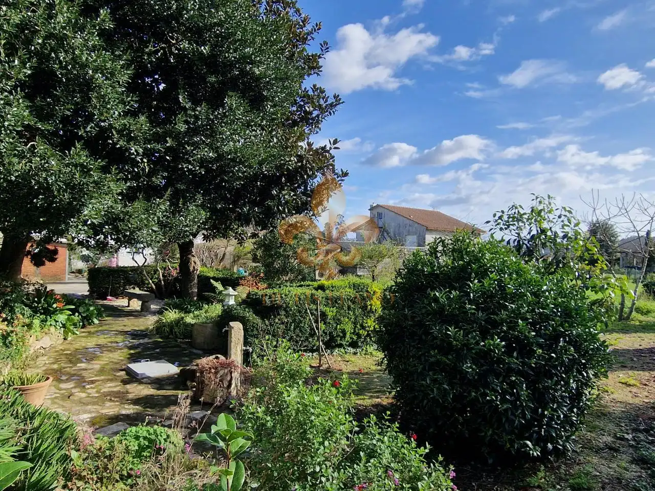Jardí de Casa o xalet en venda en O Rosal   amb Calefacció, Jardí privat i Terrassa