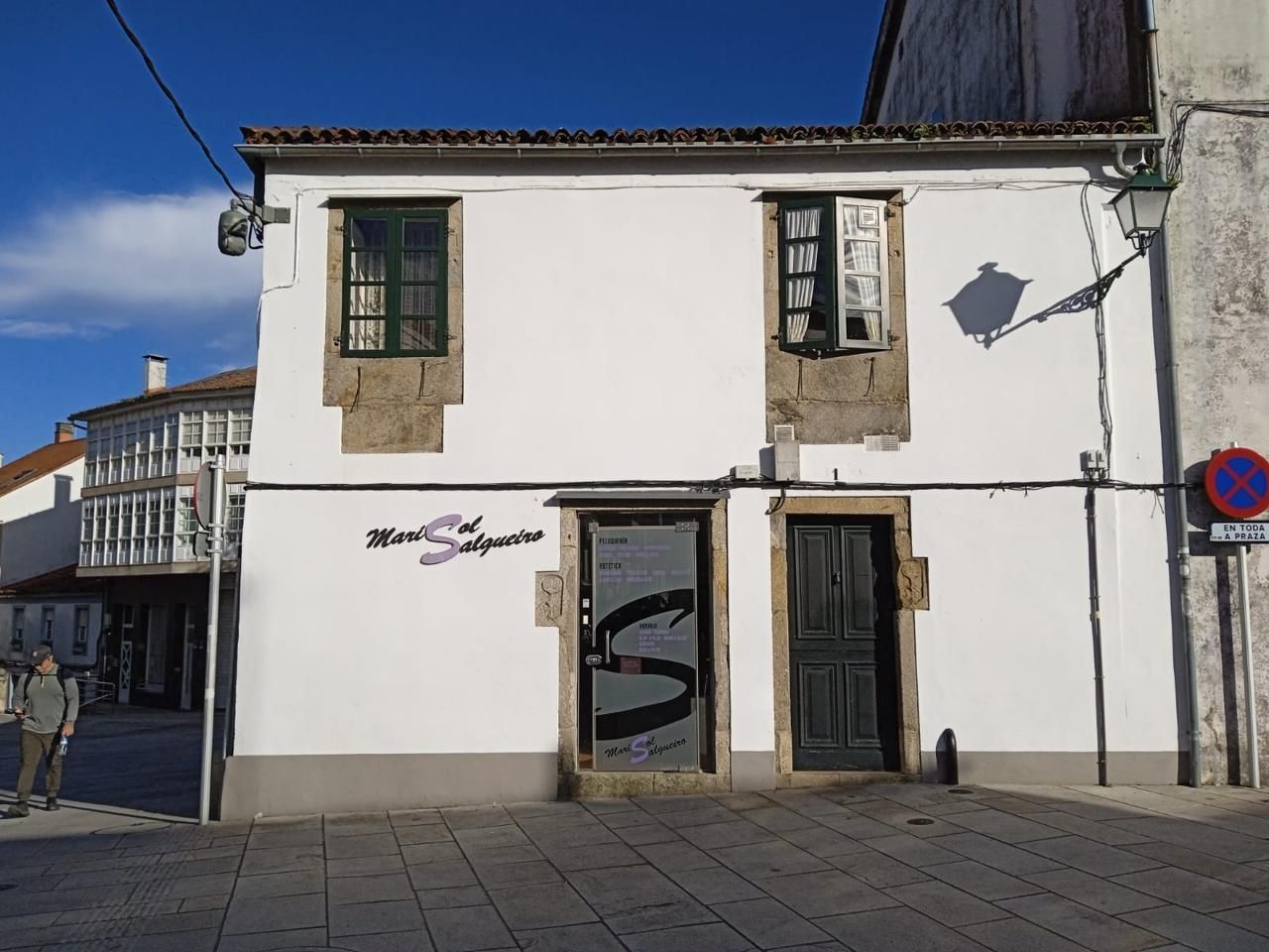 Vista exterior de Casa o xalet en venda en Santiago de Compostela  amb Calefacció