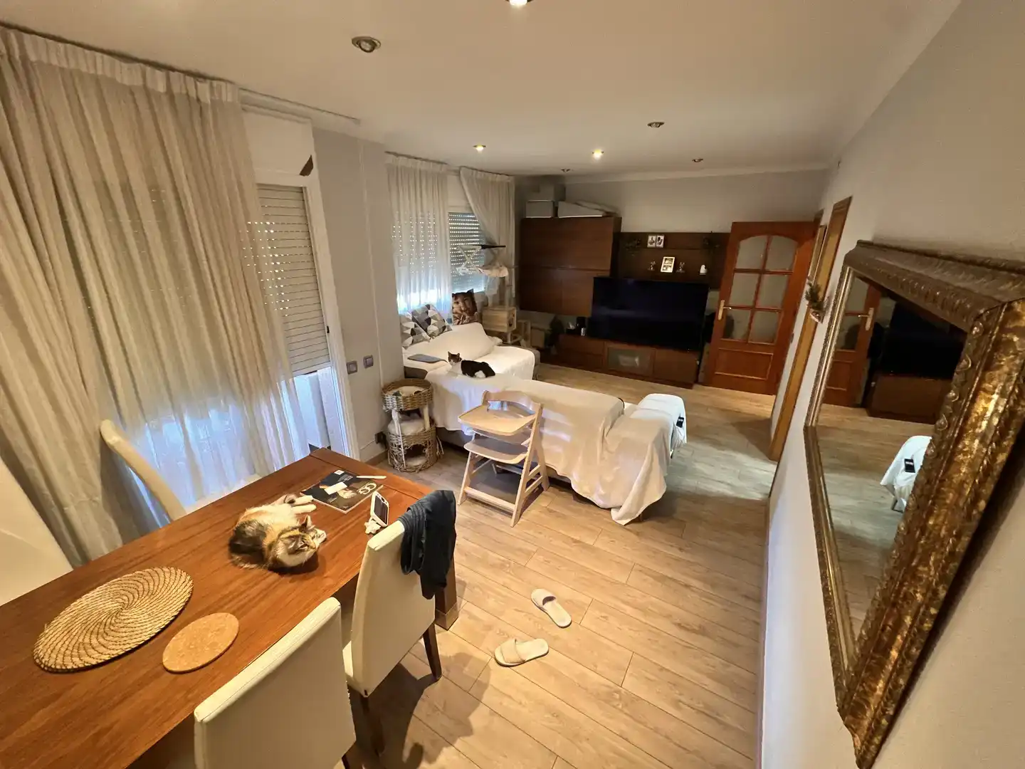 Sala de estar de Piso en venta en Sabadell con Aire acondicionado y Balcón