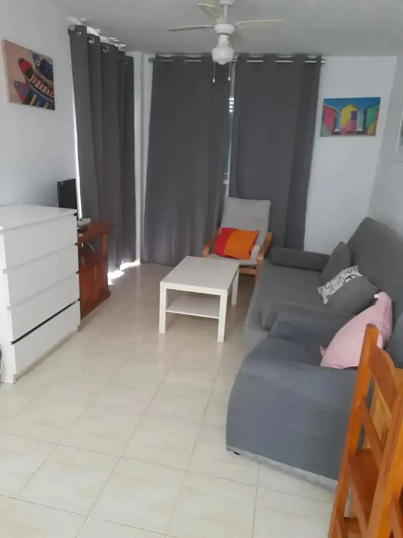 Living room of Flat for sale in La Antilla  with Terrace, Furnished and Washing machine