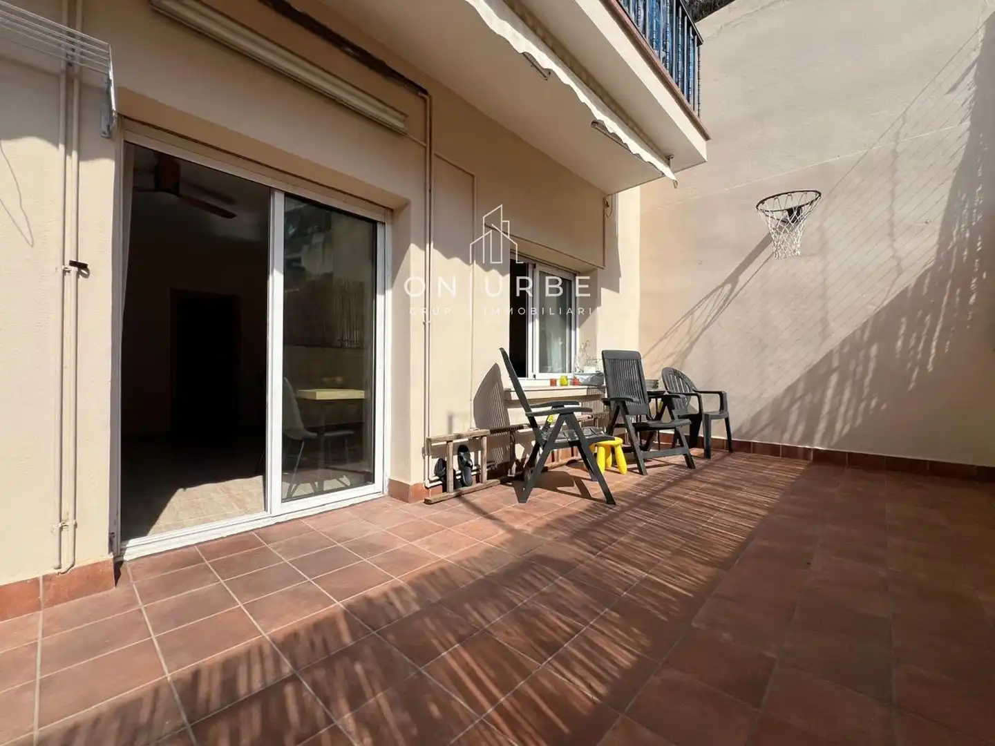 Terrace of Flat for sale in Badalona  with Heating, Parquet flooring and Terrace