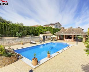 Swimming pool of House or chalet for sale in Vegas del Genil  with Air Conditioner, Heating and Private garden