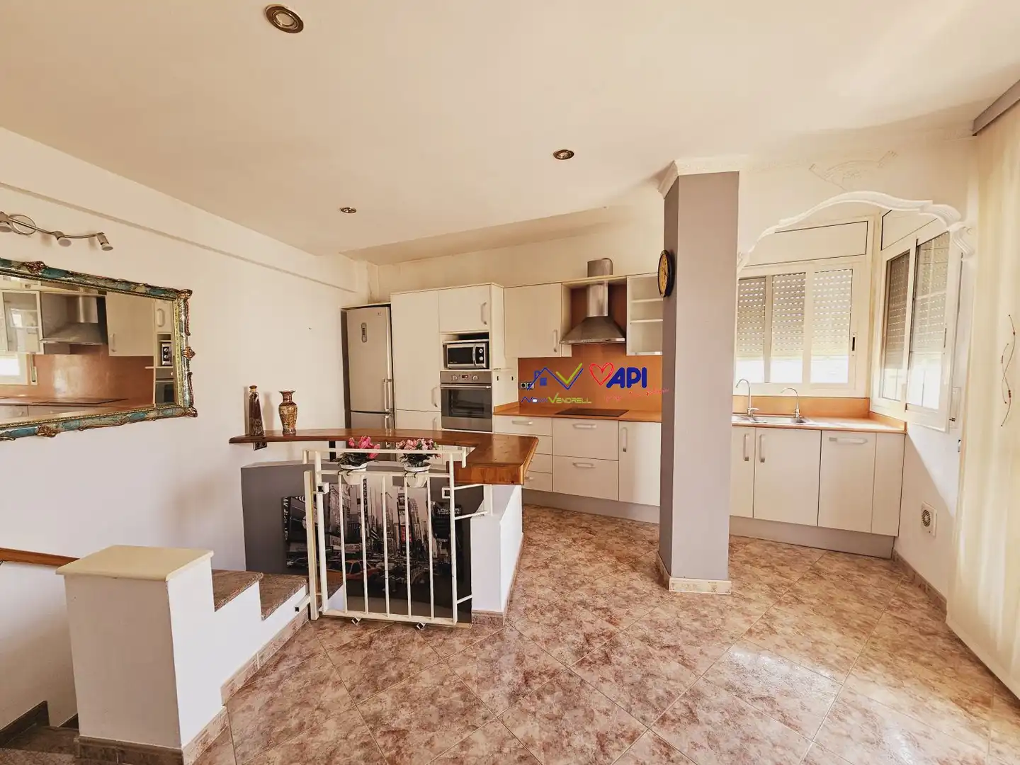 Cocina de Ático en venta en El Vendrell con Aire acondicionado, Calefacción y Terraza