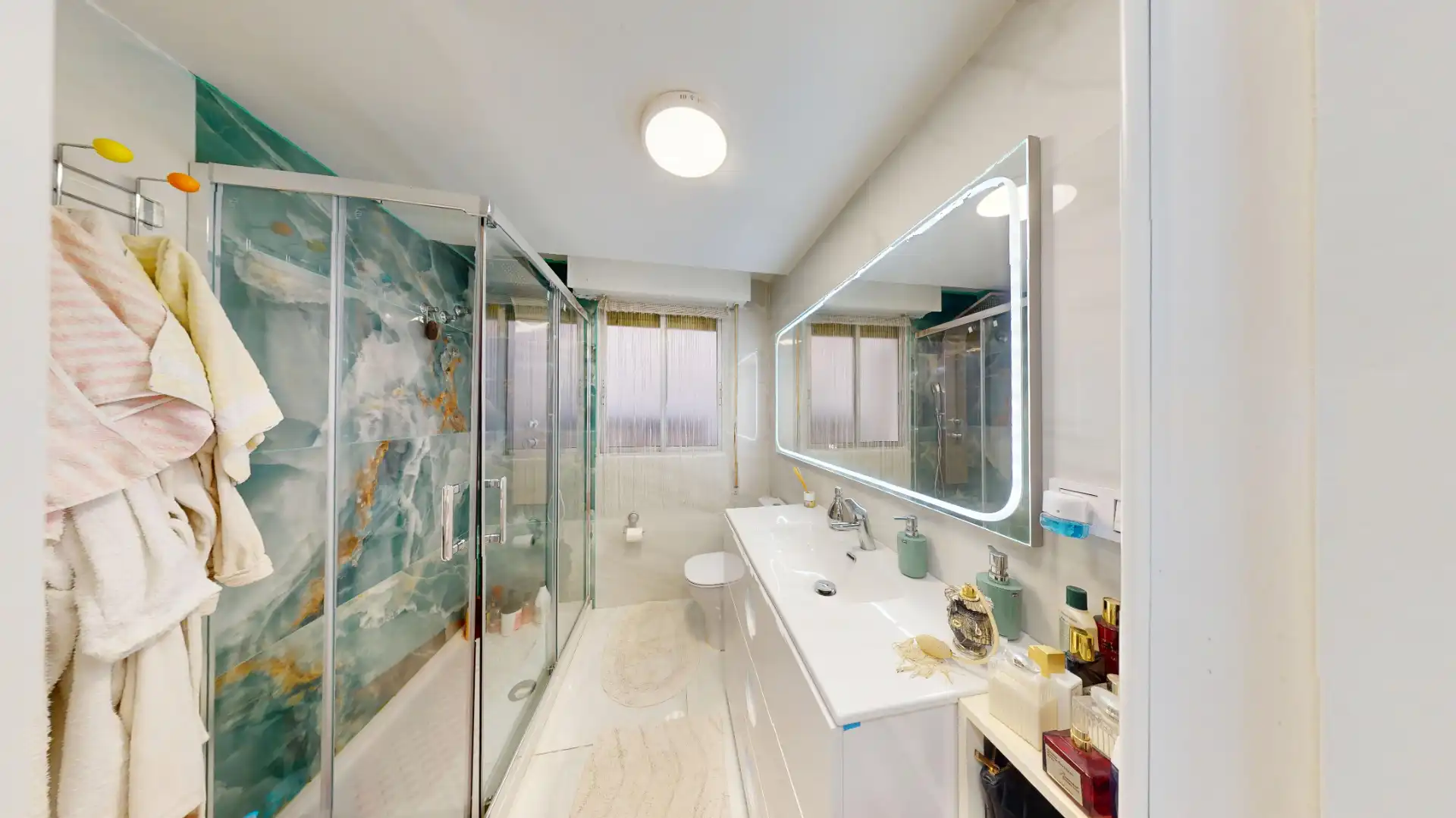 Bathroom of Flat for sale in Alicante / Alacant  with Air Conditioner, Private garden and Terrace
