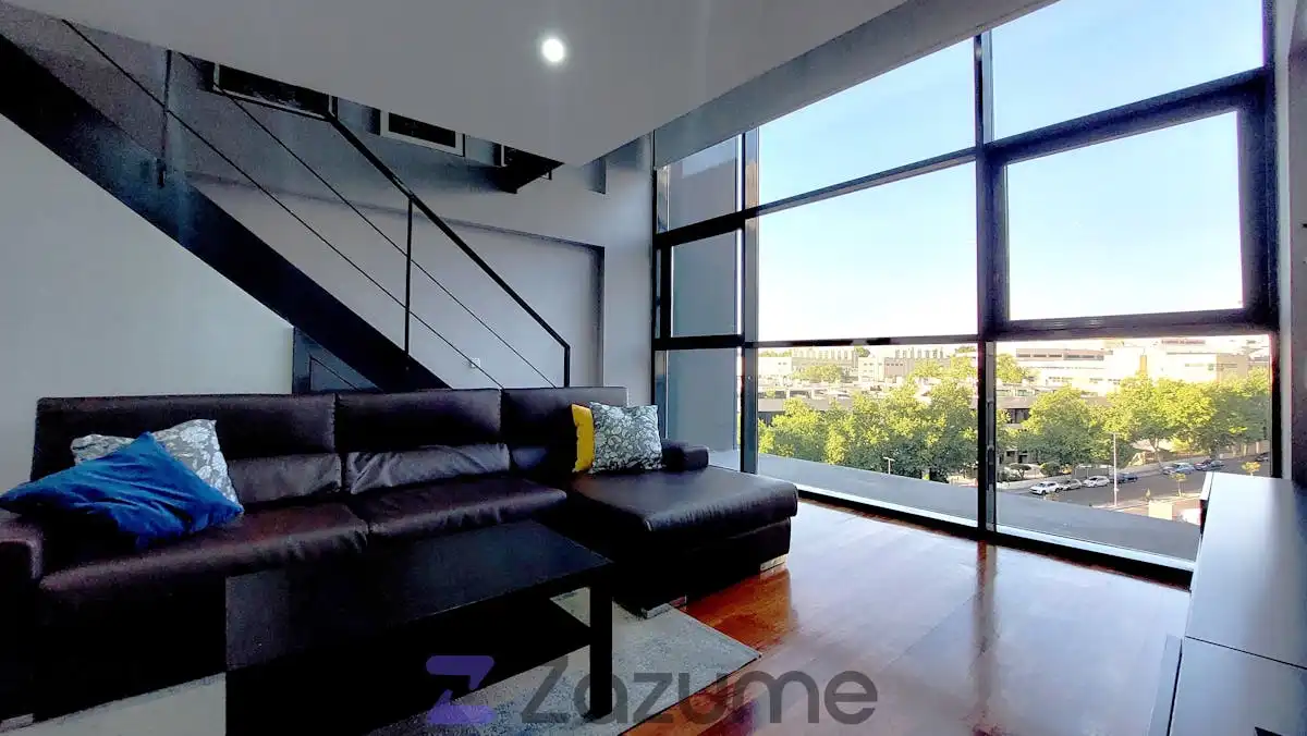 Living room of Lofts for rent in San Sebastián de los Reyes  with Air Conditioner, Heating and Parquet flooring