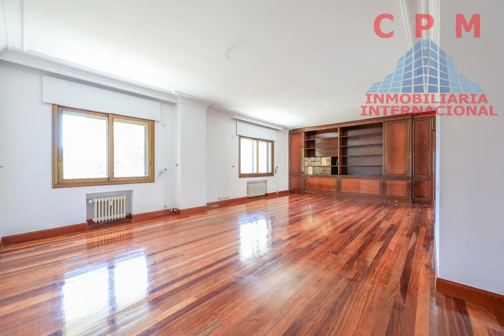 Wohnzimmer von Wohnung zur Miete in Madrid mit Klimaanlage, Heizung und Parkett
