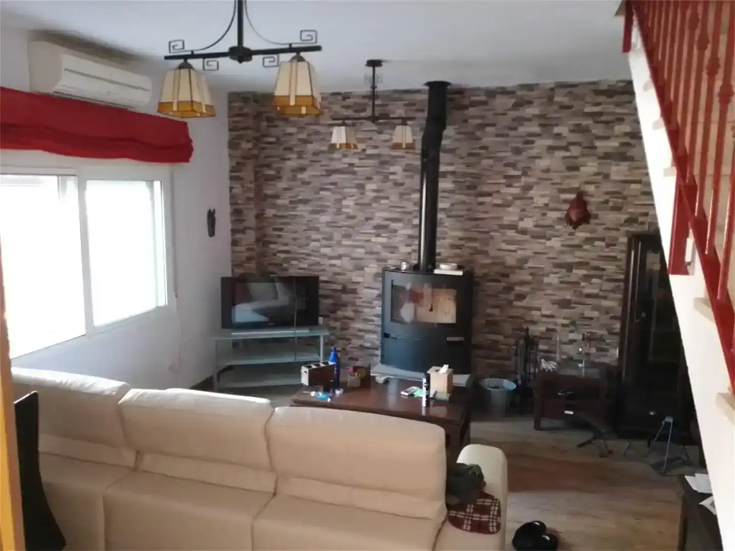 Sala d'estar de Casa adosada en venda en Mazarrón amb Aire condicionat
