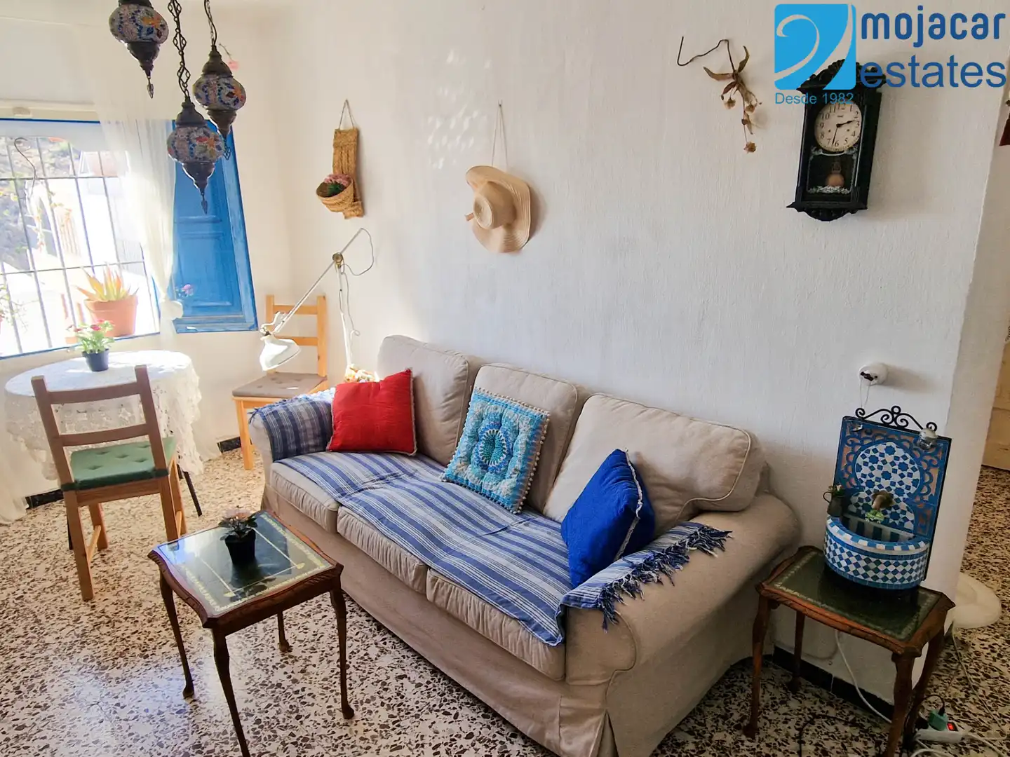 Sala de estar de Apartamento en venta en Mojácar con Aire acondicionado, Terraza y Amueblado