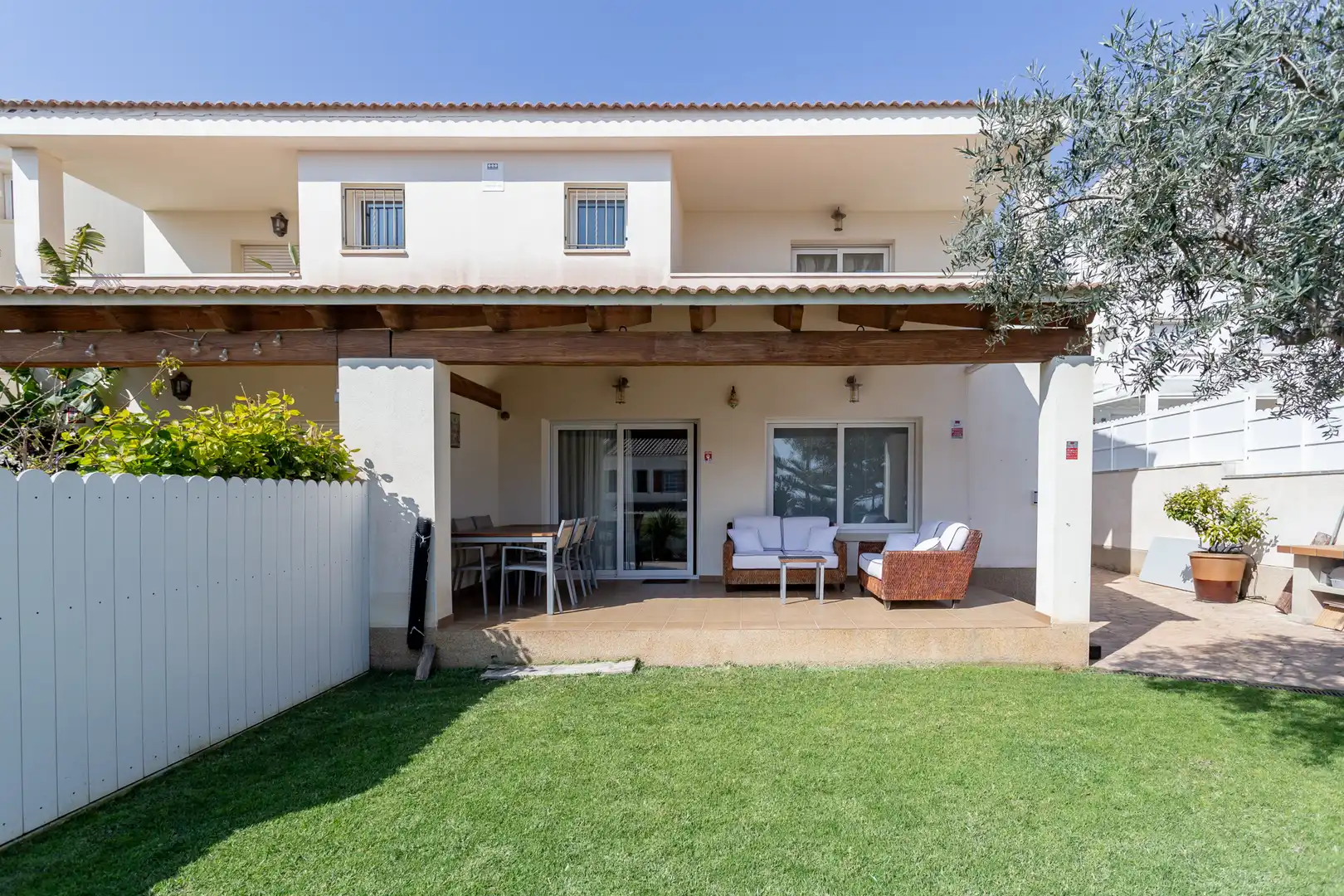 Jardín de Casa adosada en venta en Torredembarra con Aire acondicionado, Calefacción y Jardín privado
