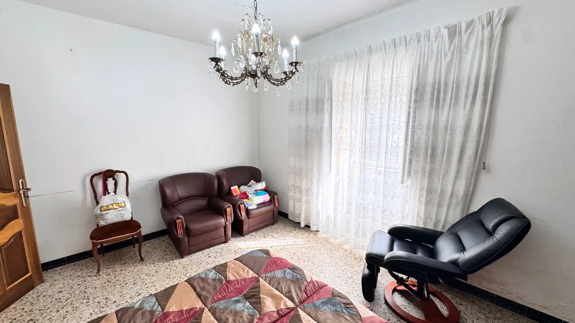 Sala de estar de Casa o chalet de alquiler en Carballo con Parquet, Trastero y Amueblado