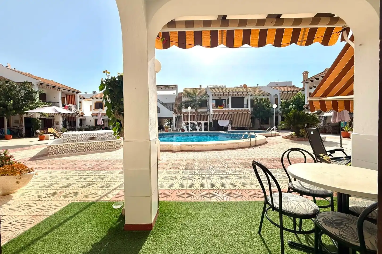 Terrace of Flat for rent in Pilar de la Horadada  with Air Conditioner, Heating and Terrace