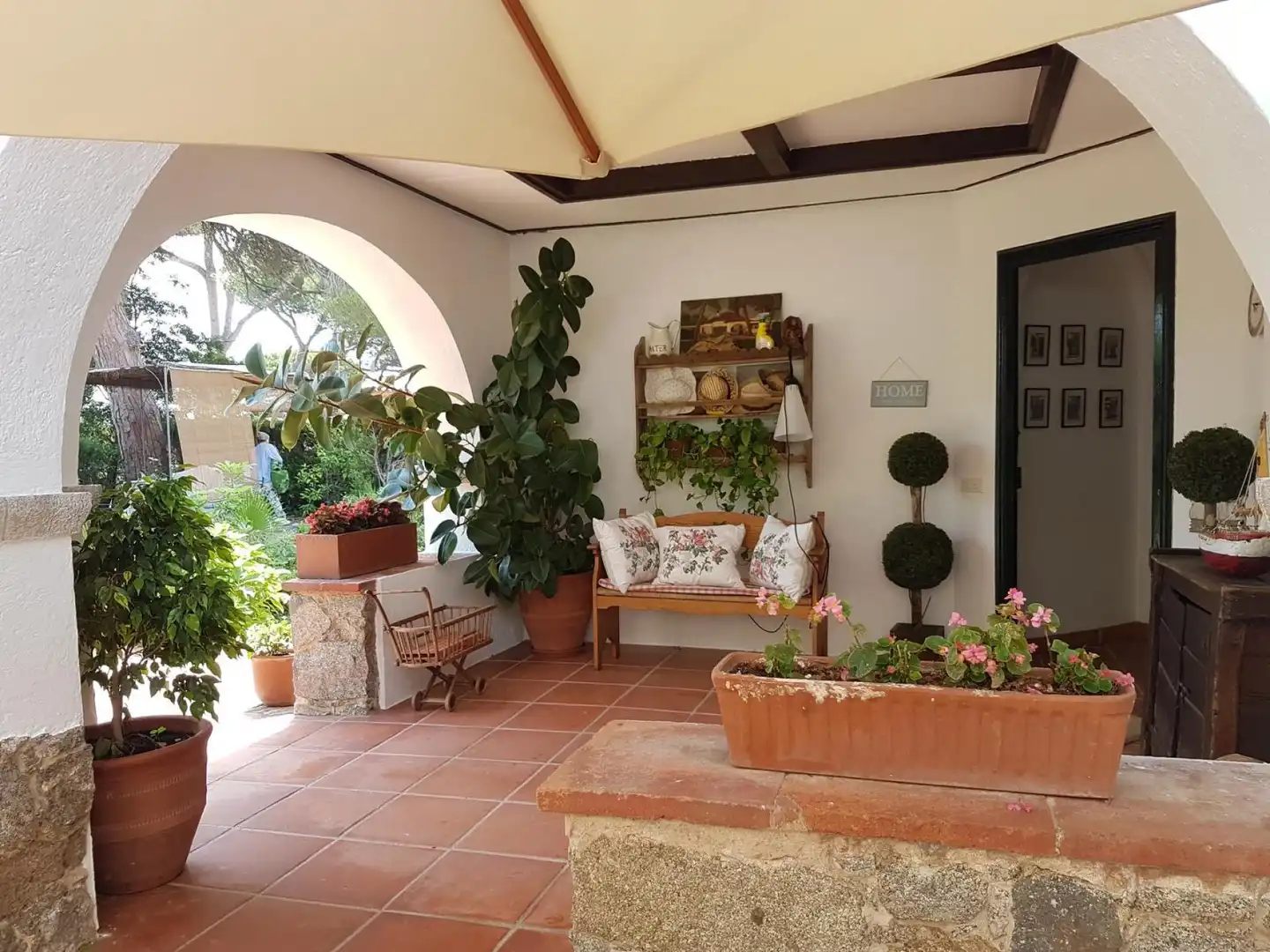 Terraza de Casa o chalet de alquiler en Castell d'Aro, Platja d'Aro i s'Agaró con Calefacción y Jardín privado