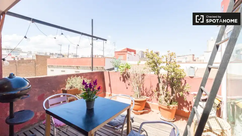Appartamento con terrazza in affitto a Ciutat Vella, imagen 18