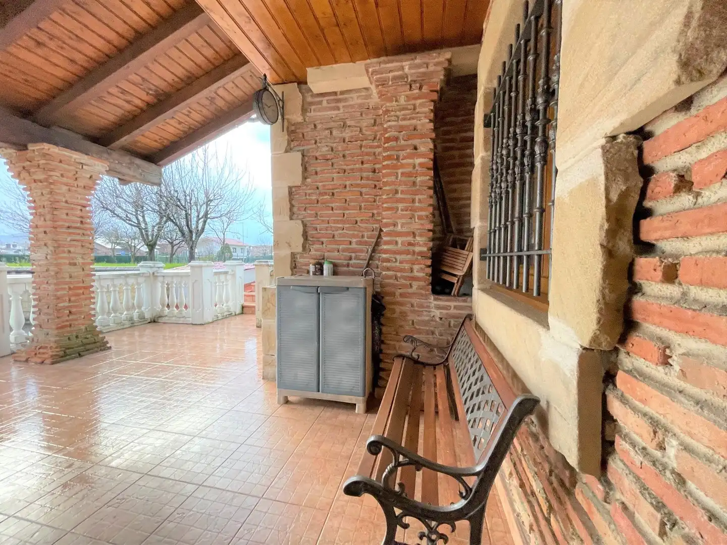 Terraza de Casa o chalet en venta en Berango con Jardín privado