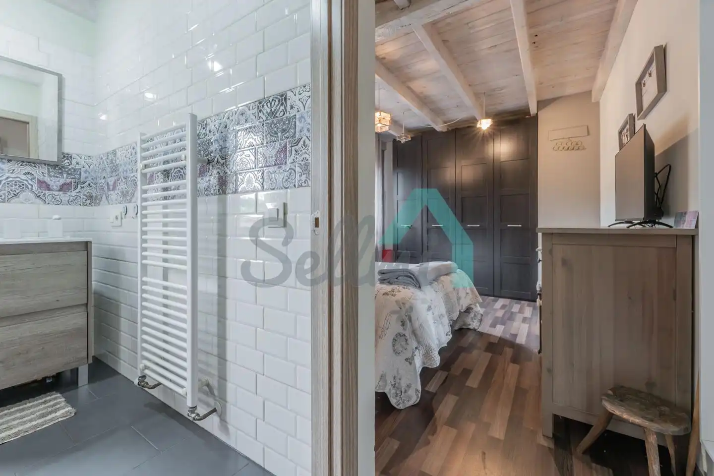 Baño de Casa o chalet en venta en Sobrescobio con Calefacción, Jardín privado y Terraza