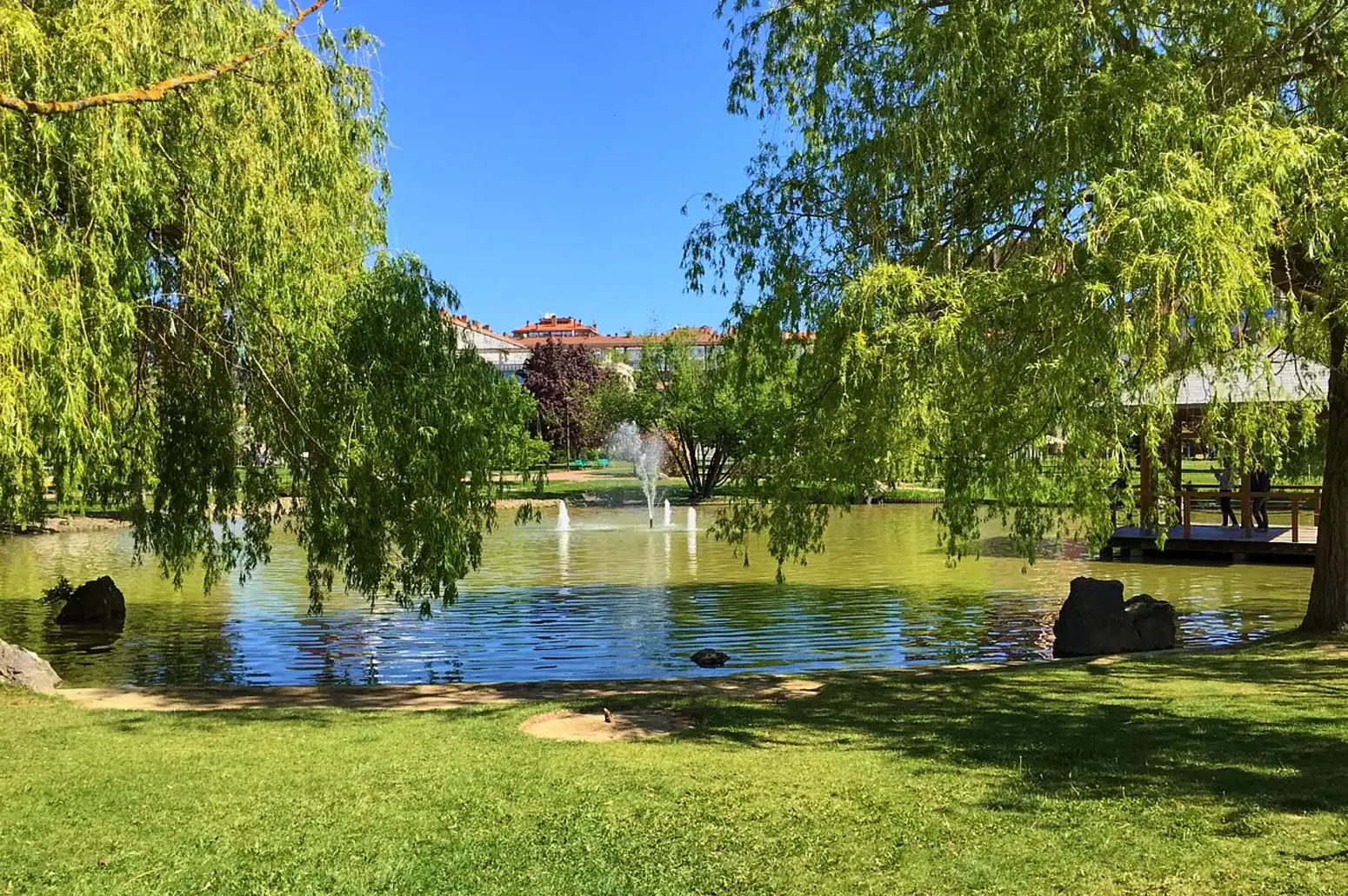 Jardí de Pis en venda en Mendebaldea - Ermitagaña