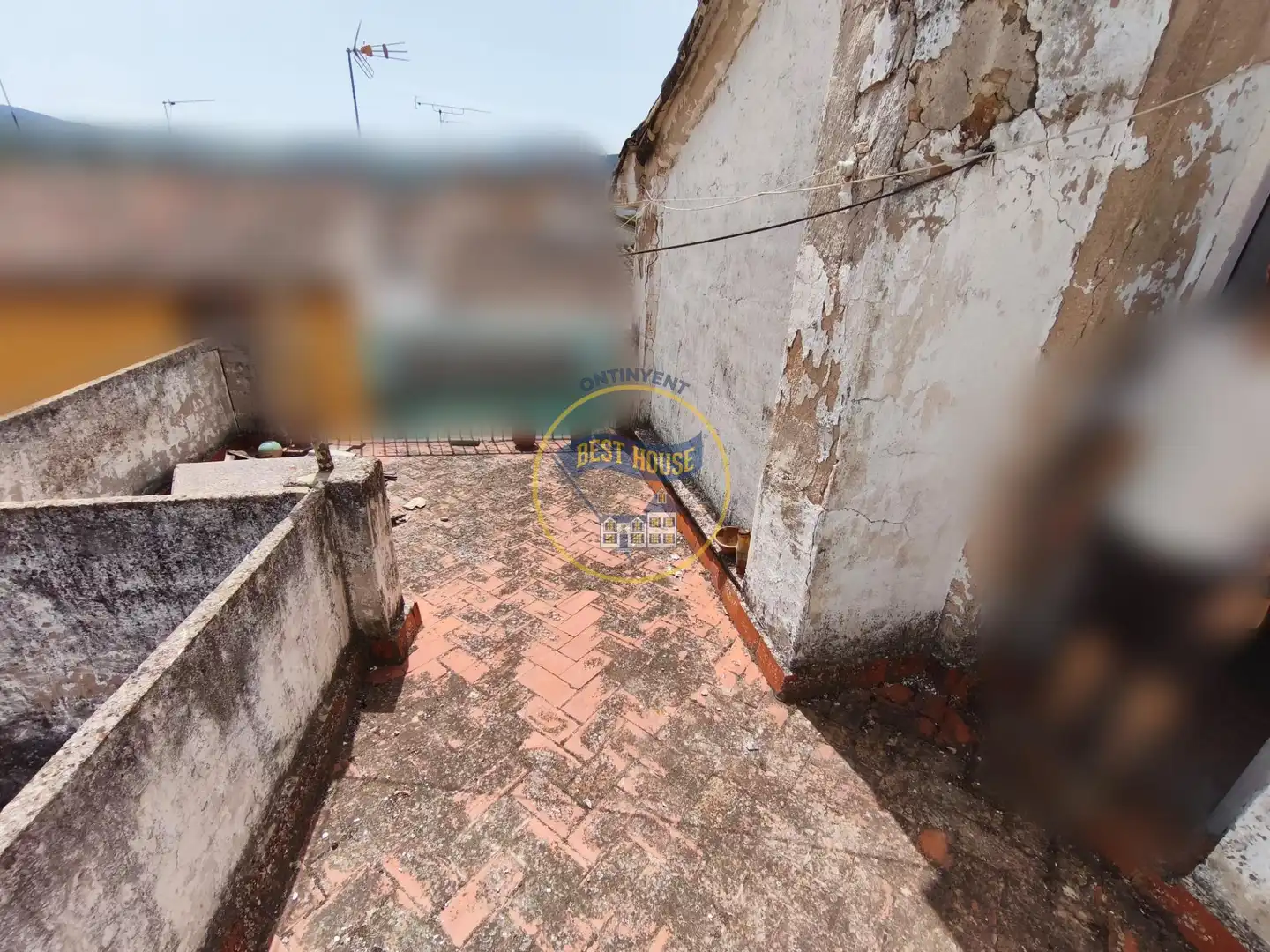 Vista exterior de Casa o xalet en venda en Albaida amb Terrassa
