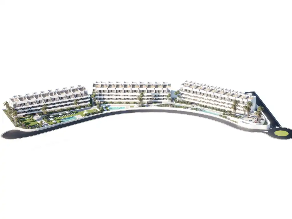 Vista exterior de Apartamento en venta en Finestrat con Terraza, Piscina y Amueblado