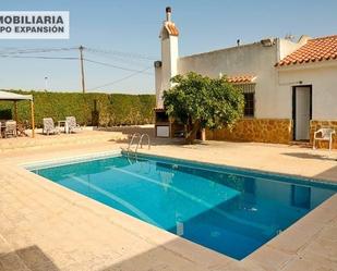 Swimming pool of House or chalet for sale in Elche / Elx  with Heating, Private garden and Terrace