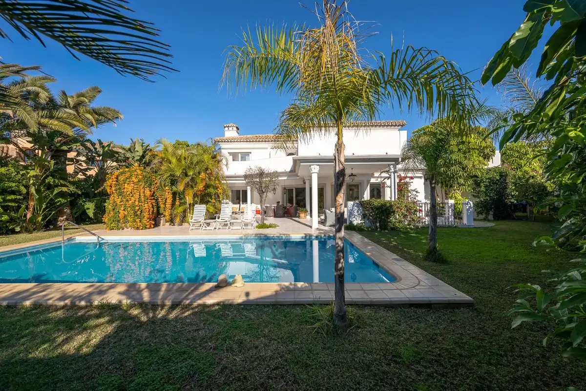 Jardín de Casa o chalet en venta en Marbella con Terraza, Trastero y Piscina