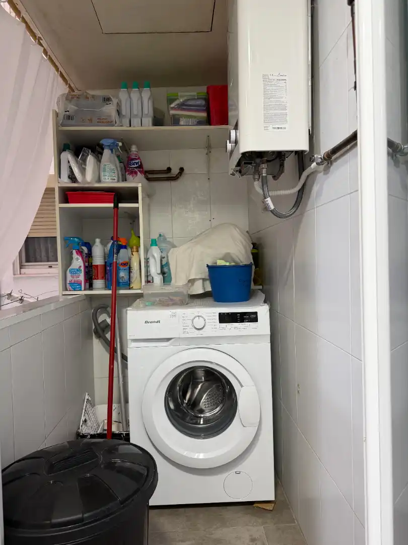 Schlafzimmer von Wohnung zum Verkauf in Badalona mit Klimaanlage, Heizung und Parkett
