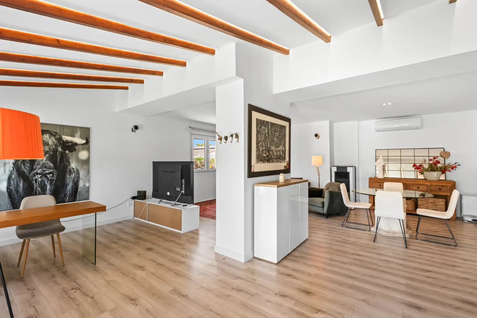 Living room of Houses for sale in Mutxamel  with Air Conditioner, Heating and Private garden