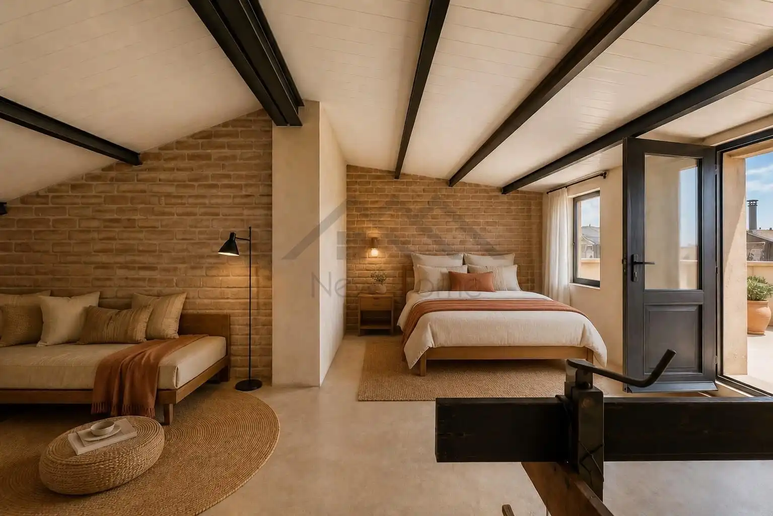 Habitación de Finca rústica en venta en La Pobla de Vallbona con Terraza y Balcón