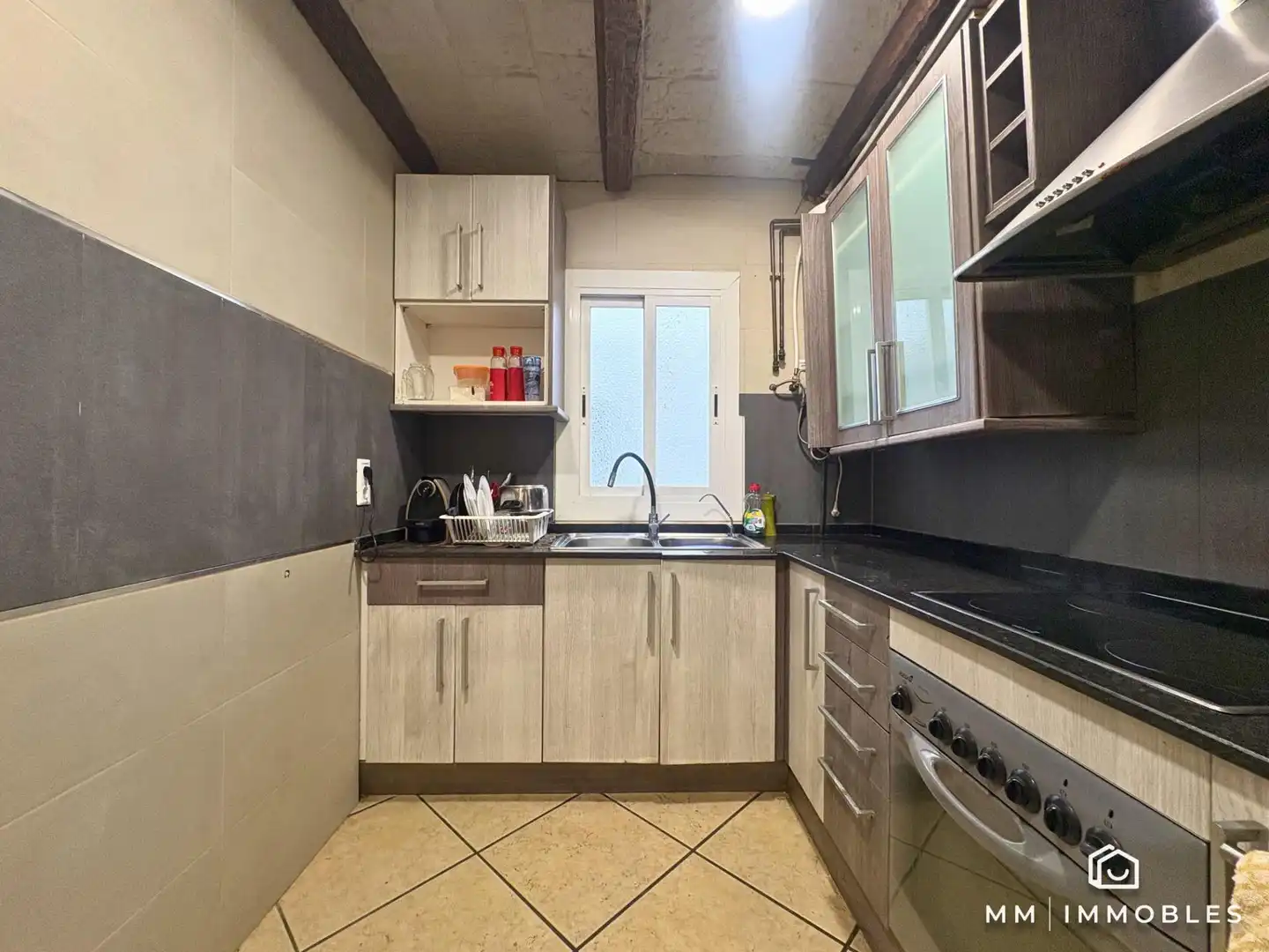 Küche von Dachboden zum Verkauf in Granollers mit Terrasse