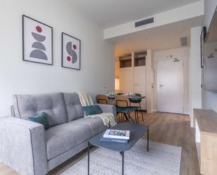 Sala d'estar de Apartament per a compartir en Tres Cantos amb Aire condicionat i Terrassa