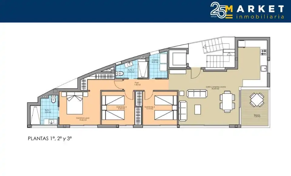 Wohnung zum Verkauf in Santa Pola mit Klimaanlage, Terrasse und Schwimmbad