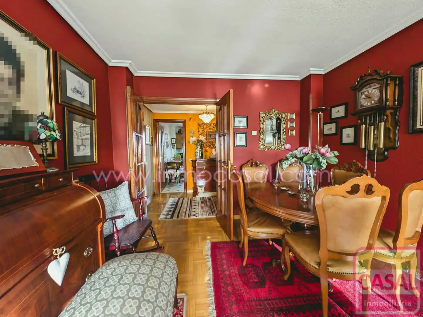 Dining room of Flat for rent in Avilés  with Heating, Terrace and Storage room